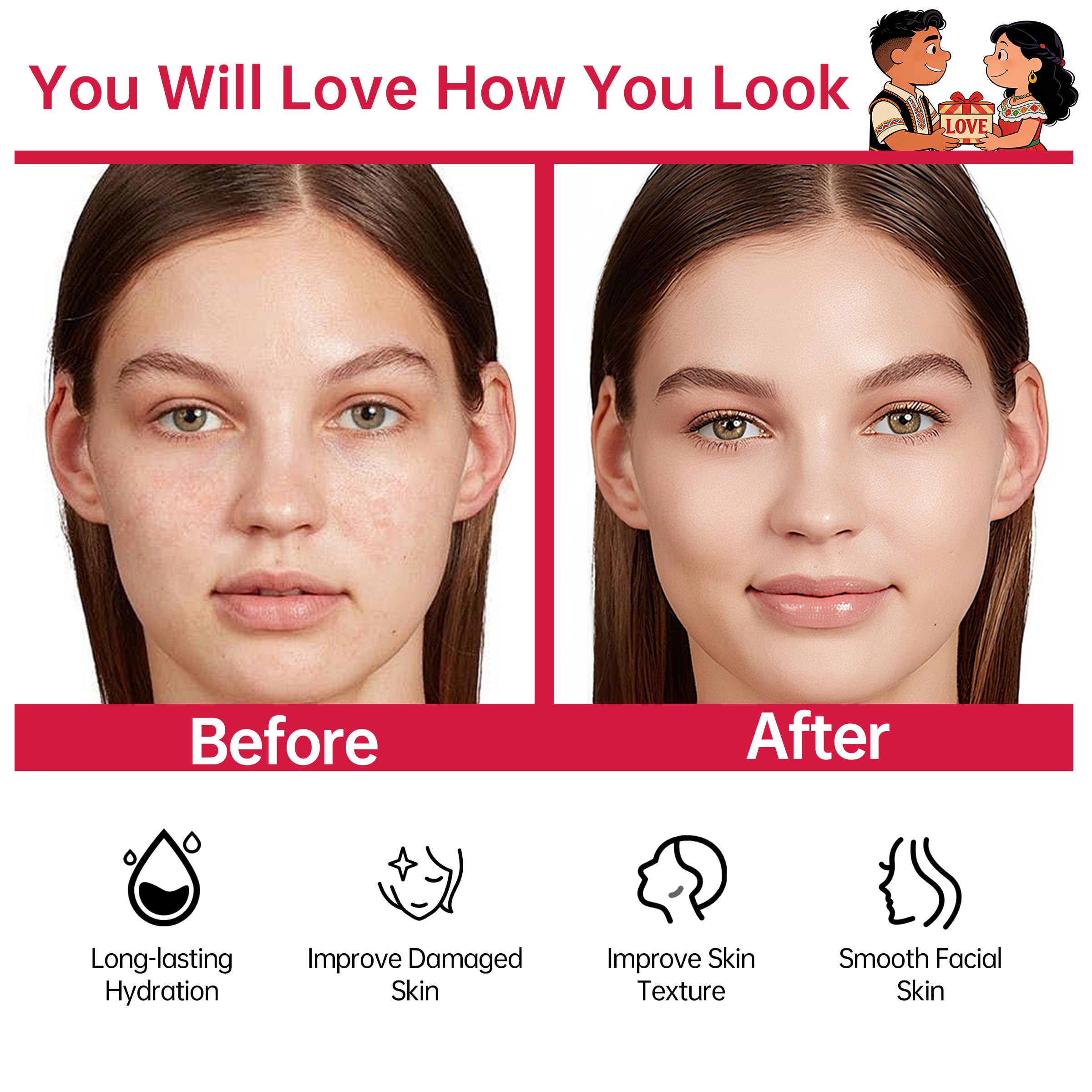 HONLINK Glown serum bottle providing brightening support for healthy-looking skin