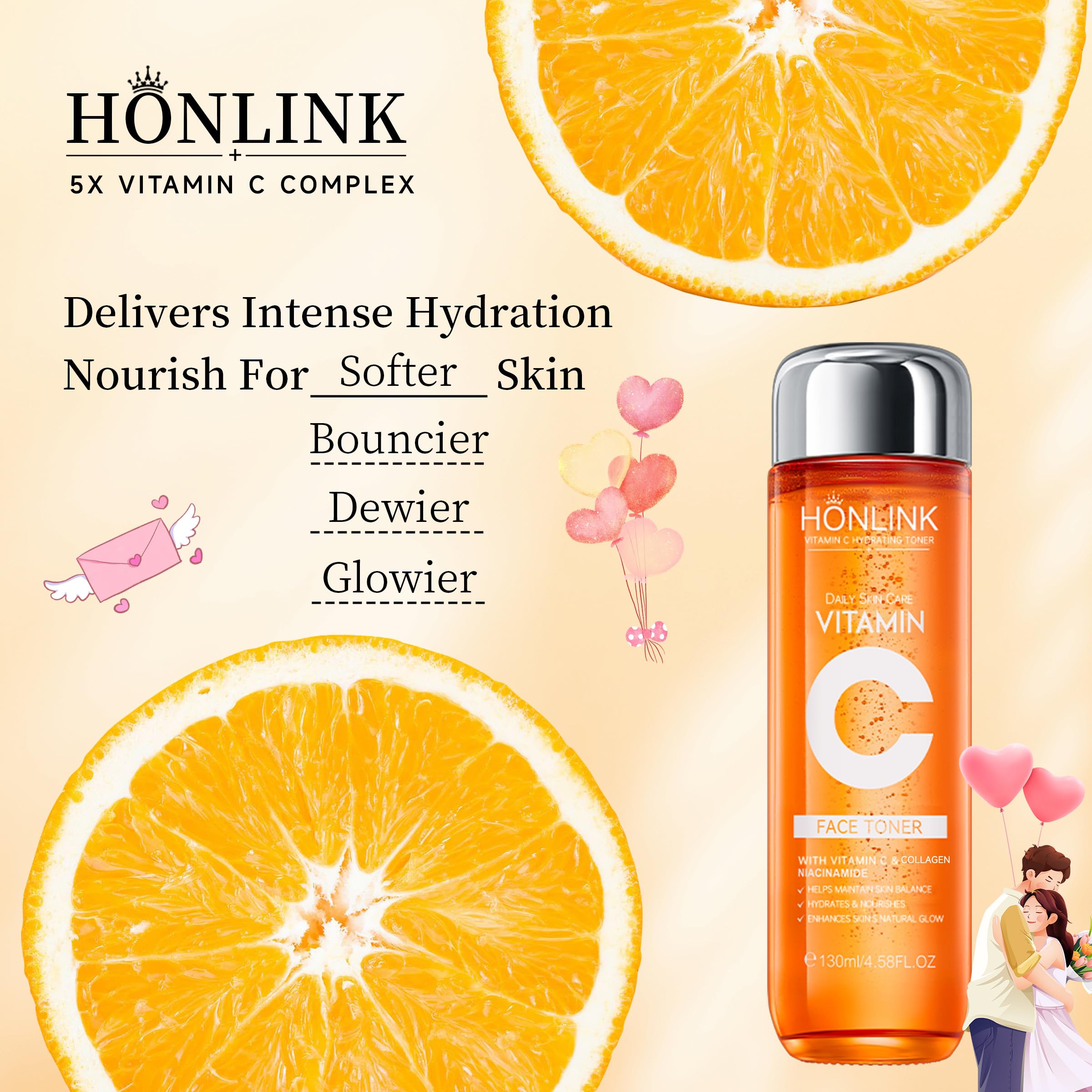 HONLINK Gift packaging for Valentine’s Day skincare gift