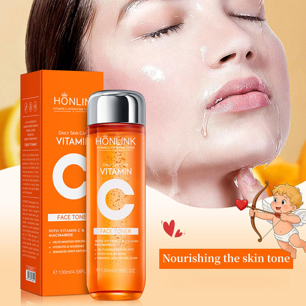 HONLINK Vitamin C Toner after cleansing refreshes the skin