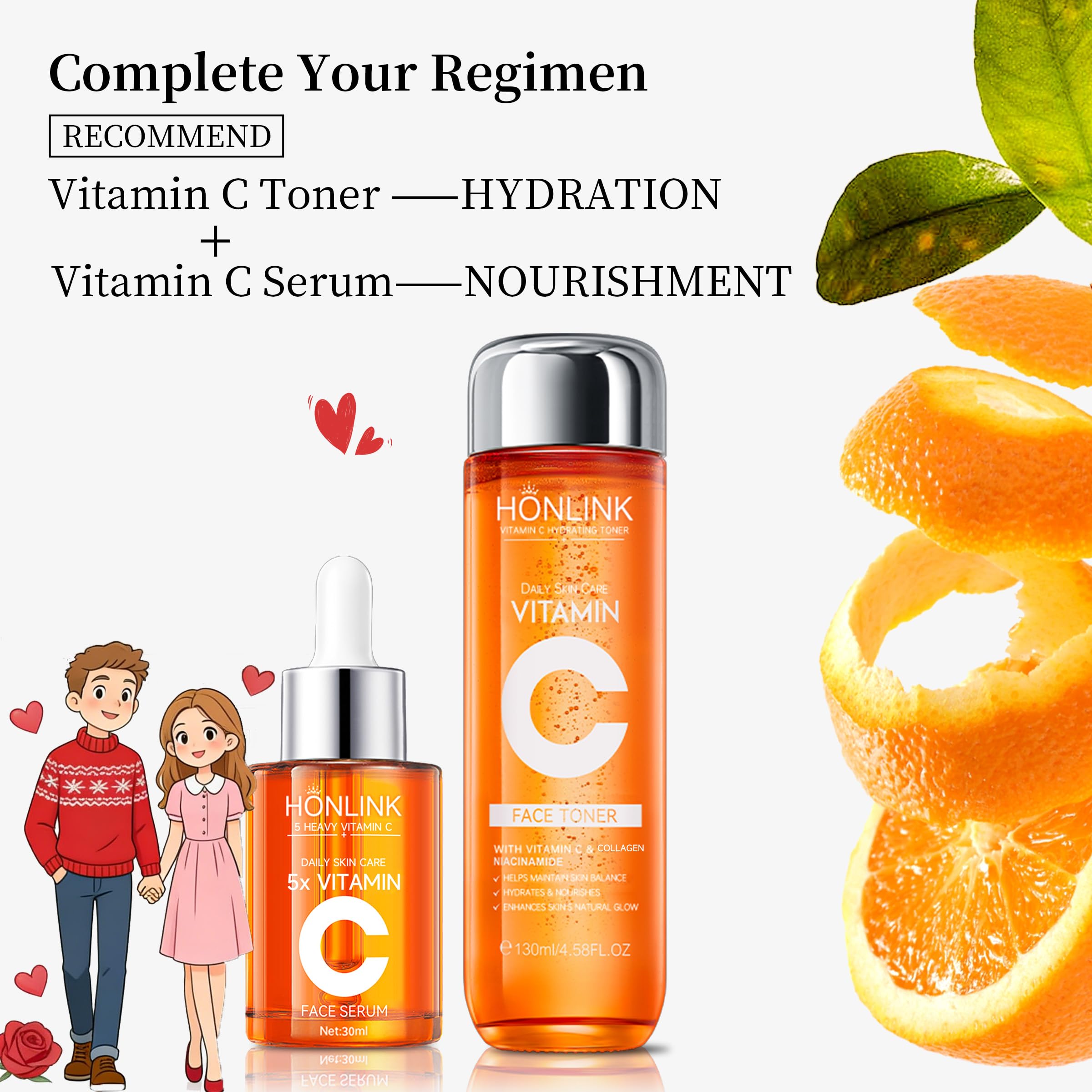 HONLINK Vitamin C Toner offers refreshing feel after use