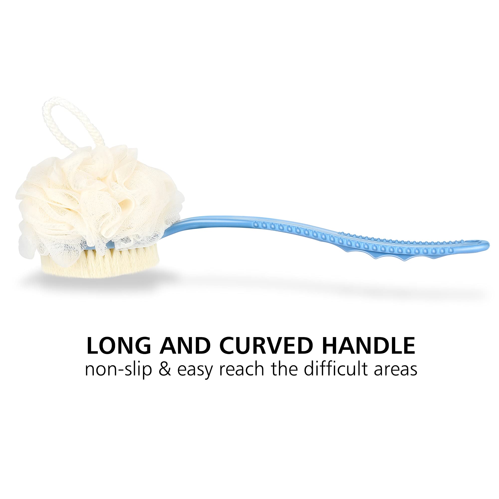 HONOMA non-slip grip handle for secure use in wet conditions.