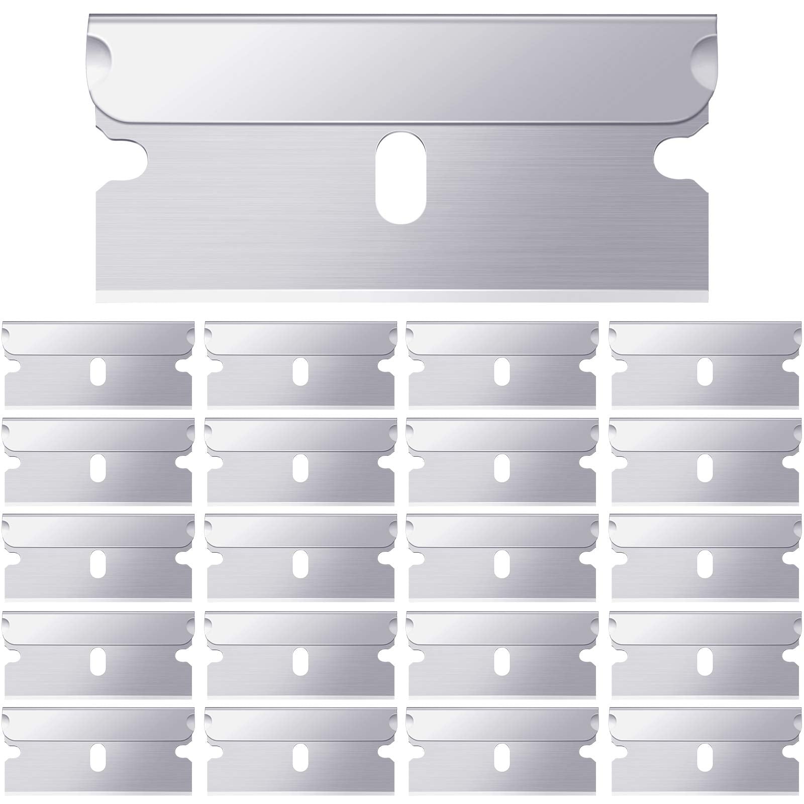 Honoson 20-pack single-edge razor blades for precise edging and corners