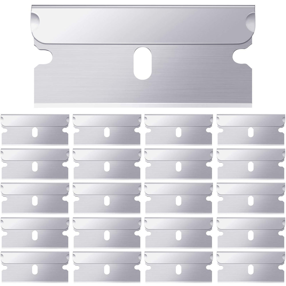 Honoson 20-pack single-edge razor blades for precise edging and corners