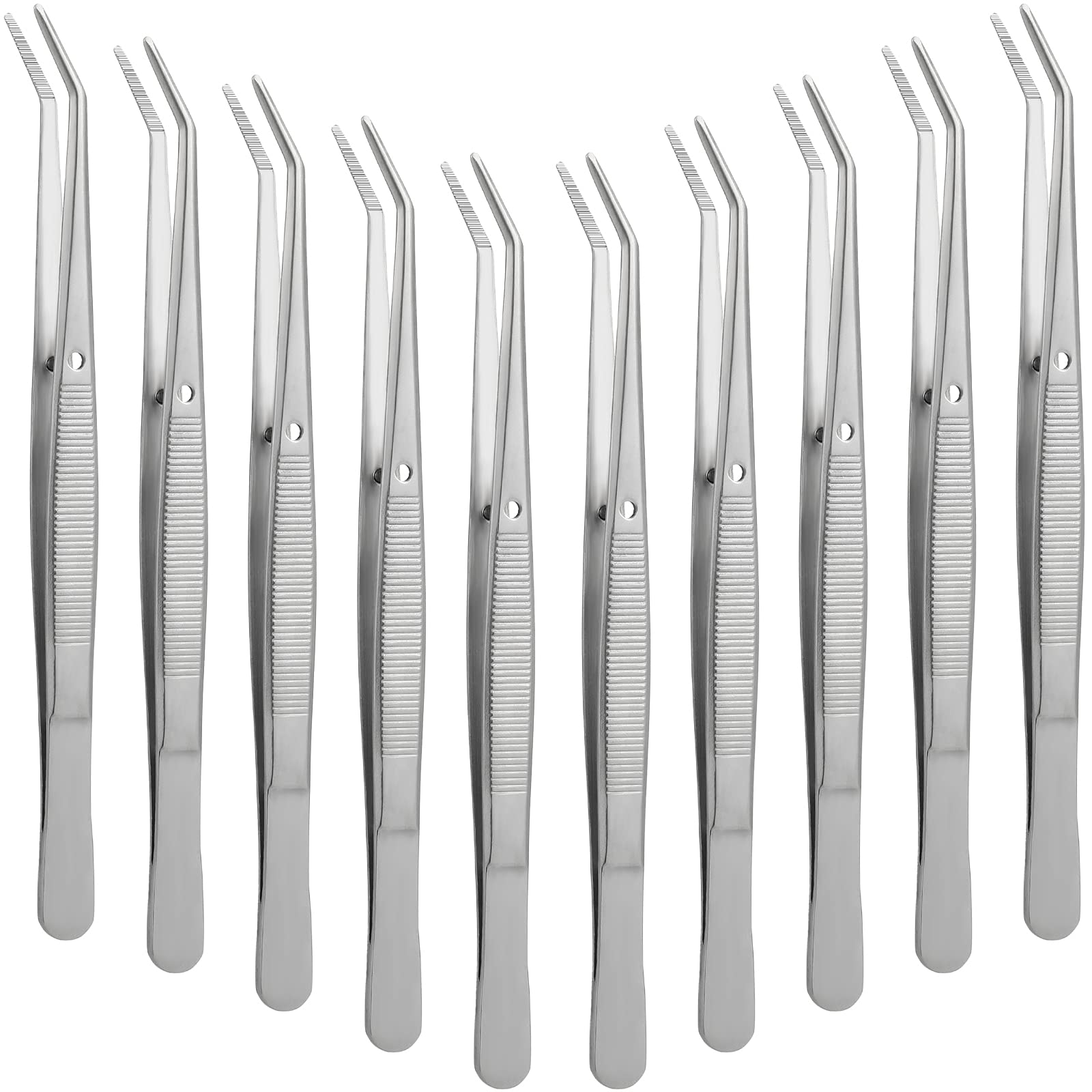 Honoson curved-tip tweezers for precise threading in crafts.