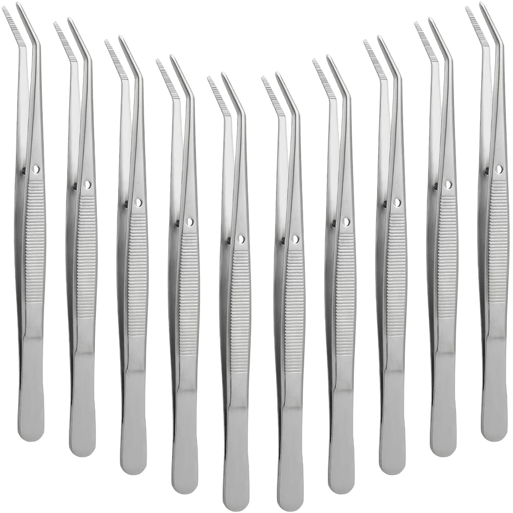 Honoson curved-tip tweezers for precise threading in crafts.