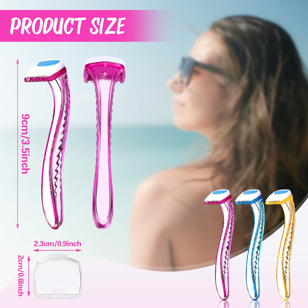 Honoson protective cover over razor blades for hygiene and travel safety.