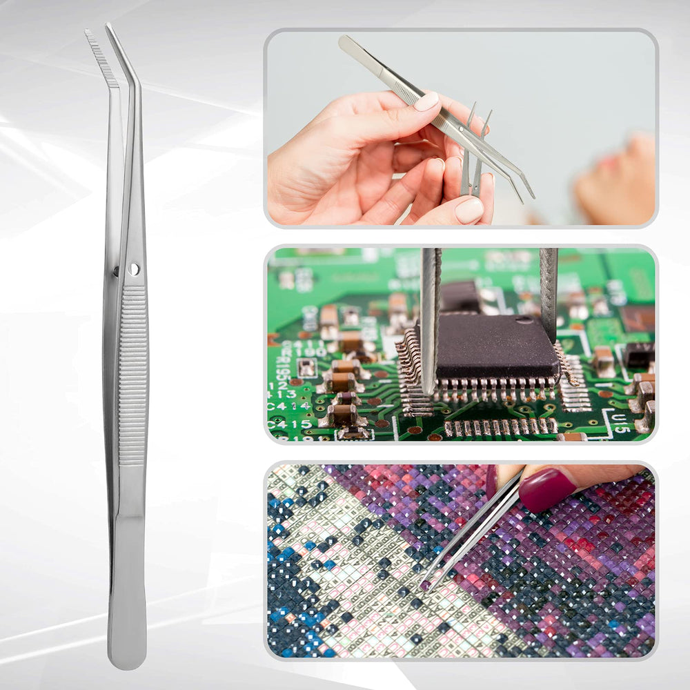 Honoson serrated-tip tweezers secure tiny components with ease.