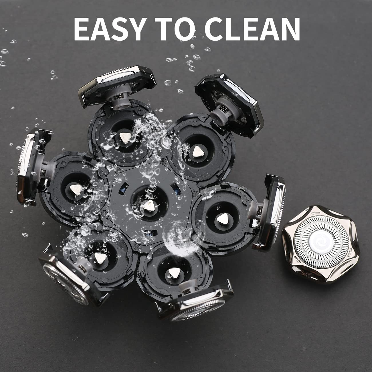 HONTEC push-type installation speeds blade head replacement.