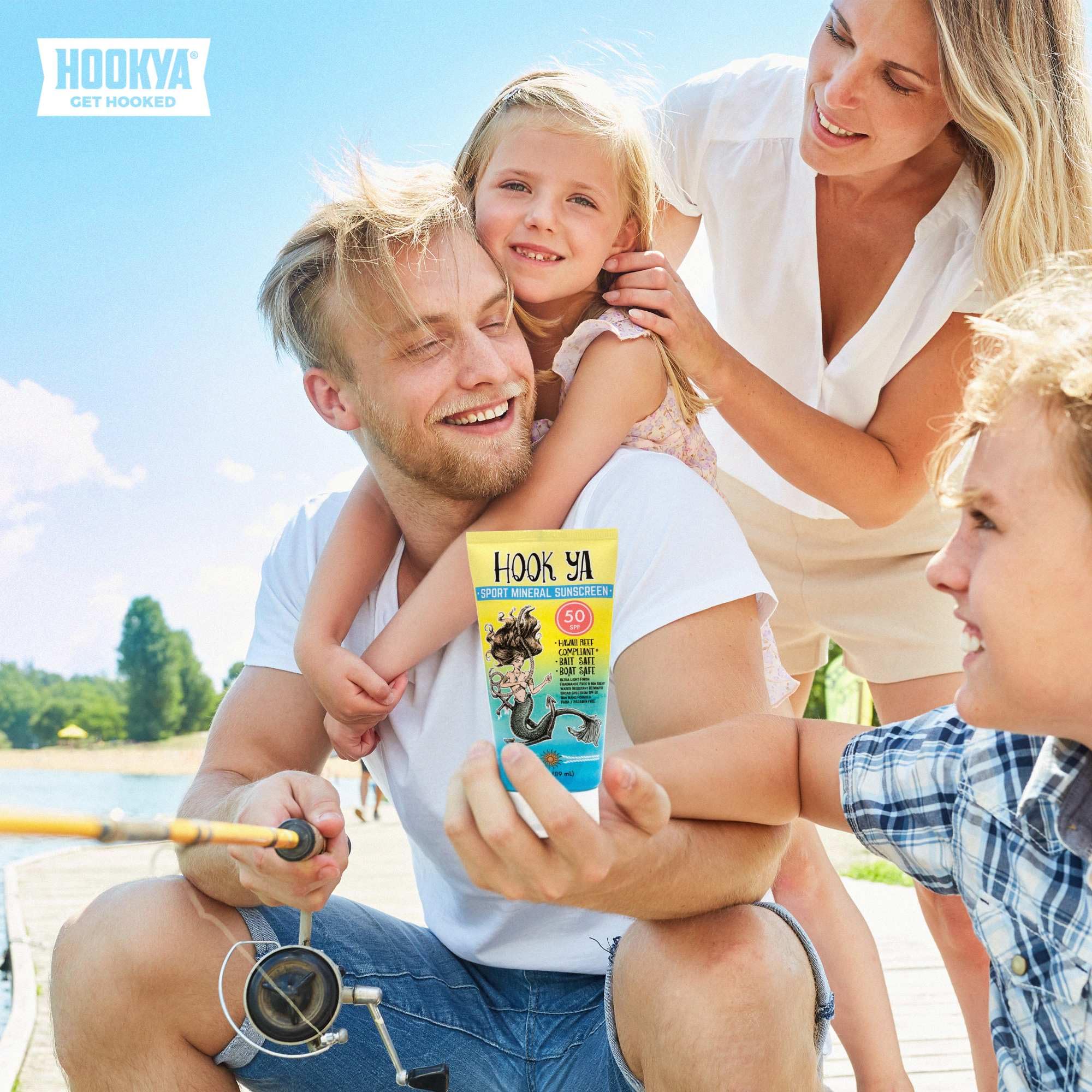 Hook'Ya non-nano minerals stay on skin surface for reliable protection.