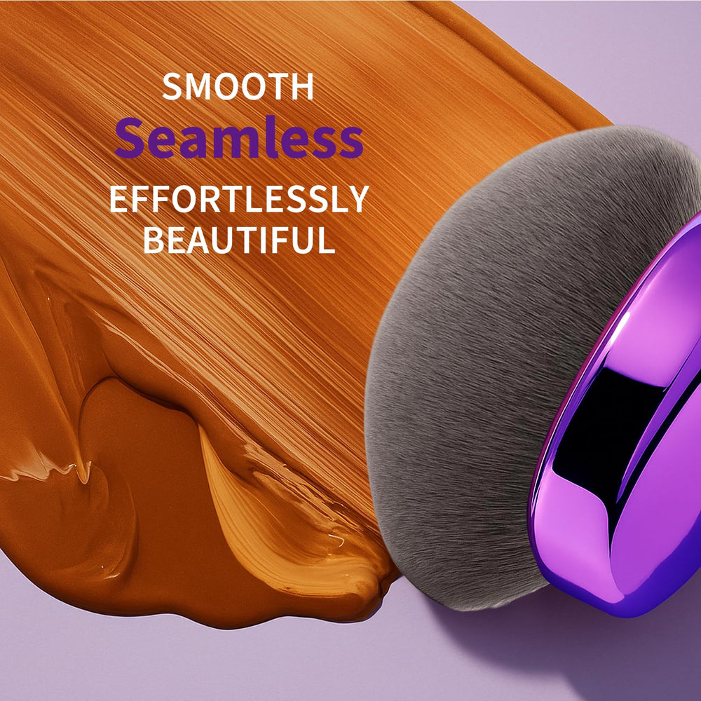 Hoostee gift-ready purple handle brush highlighting luxurious design