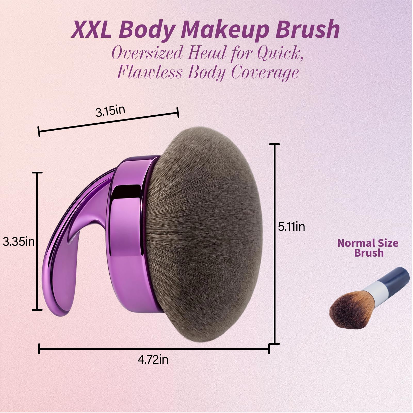 Hoostee travel-friendly, durable brush ready for on-the-go beauty routines