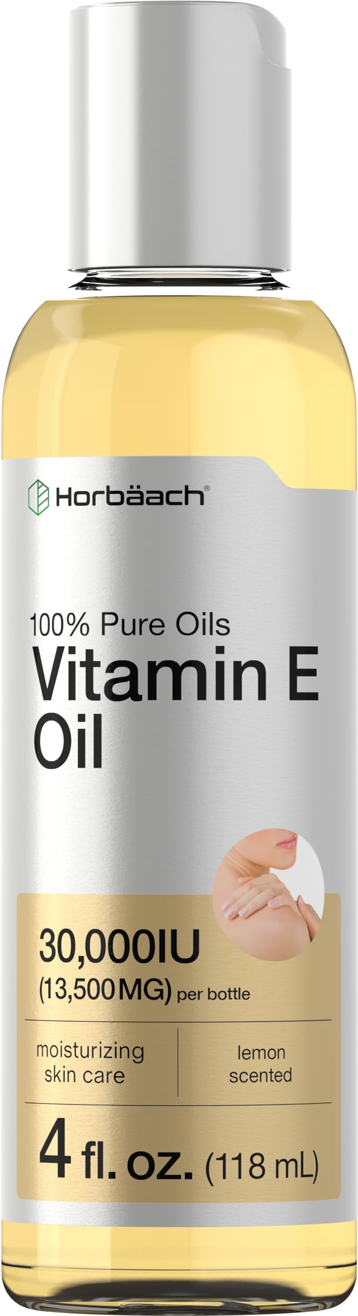 Horbäach aceite vitamina E envase práctico para hidratación diaria