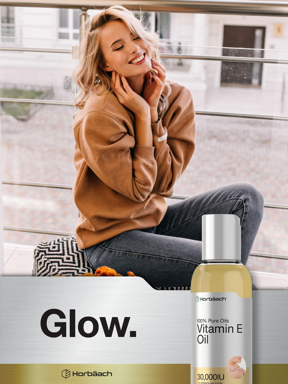 Horbäach aceite vitamina E para rostro realza hidratación diaria
