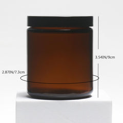HORMERRY amber jar for sample storage and on-the-go beauty routines