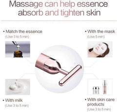 Horolas 24k gold surface ensuring safe skin contact during use.