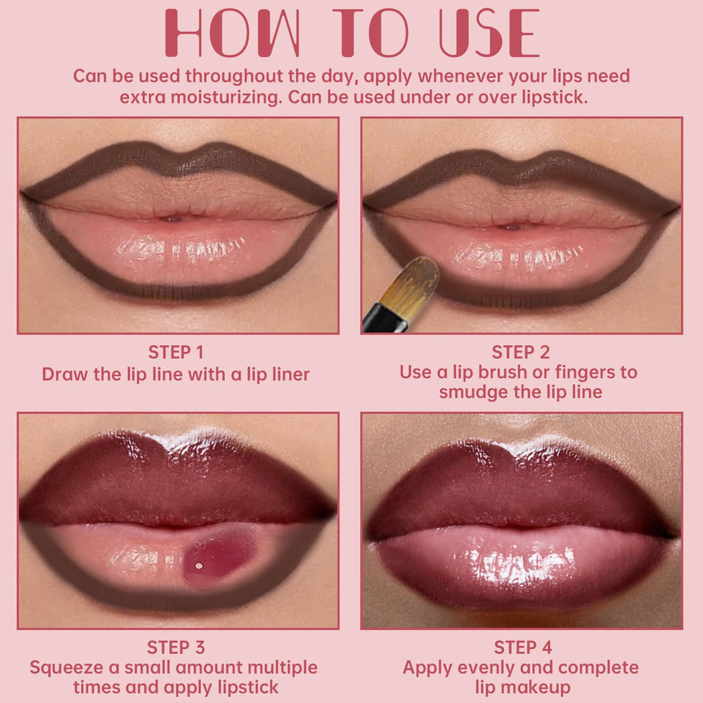 HOSAILY brown liner defines lip contour for sharp, structured looks