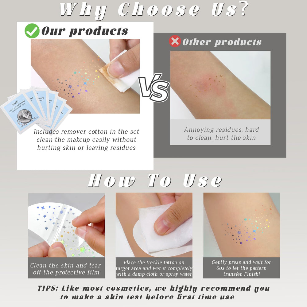 Hosaily cosplay glitter patches for costumes and events