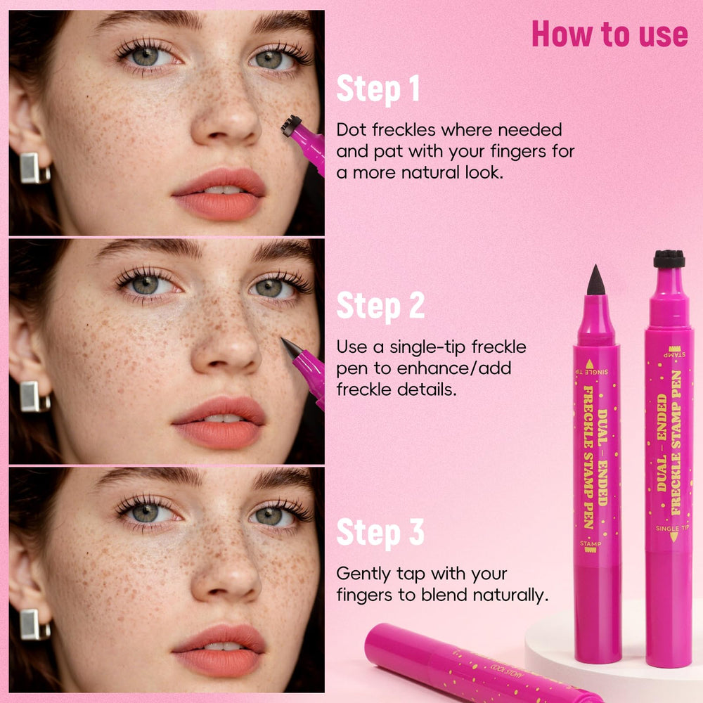 HOSAILY easy-to-use dual-ended freckle pen for precise freckles