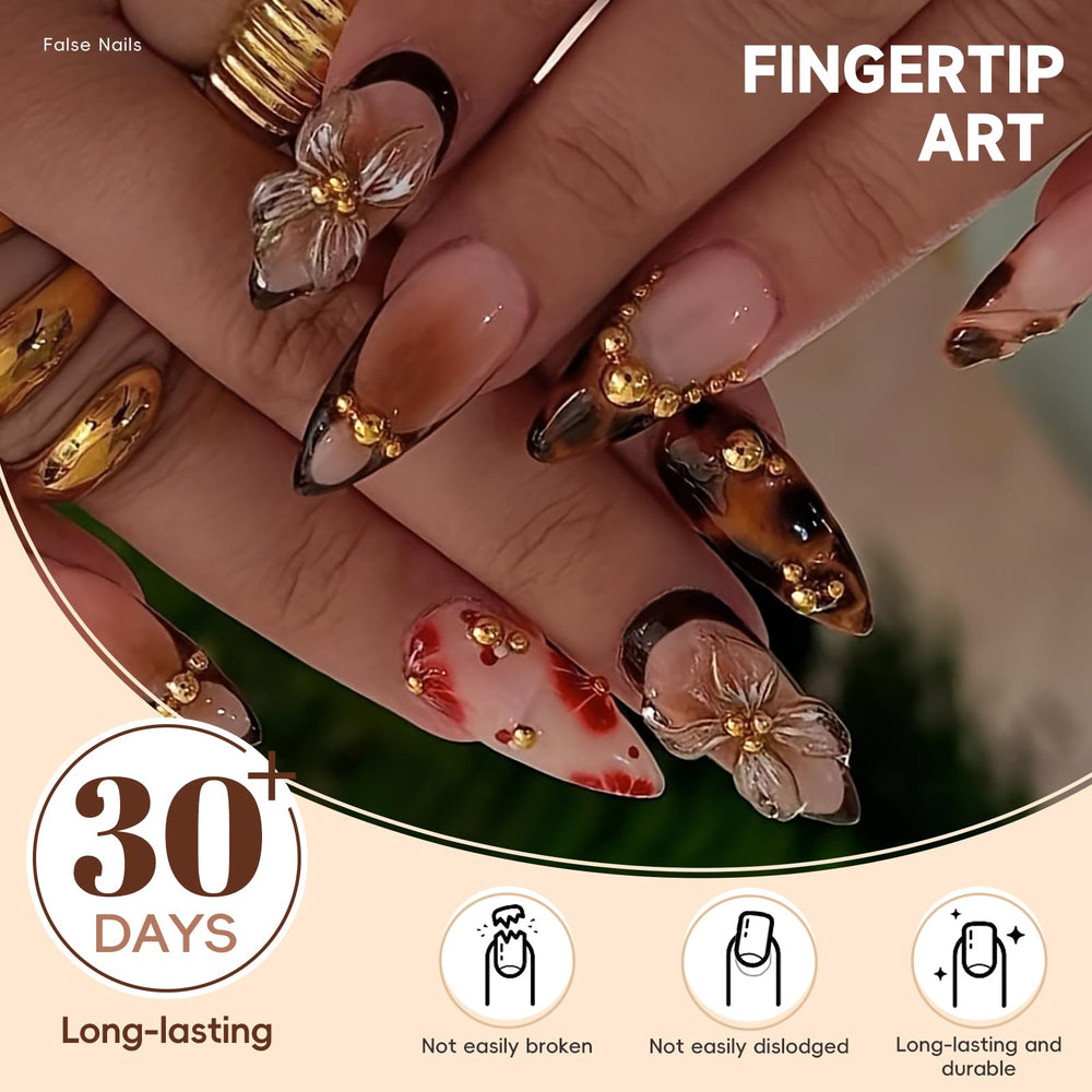 HOSAILY included glue, file, and tools for quick application.