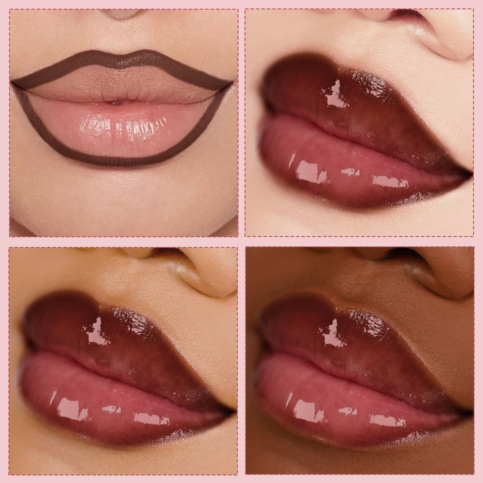 HOSAILY kissable lips with smooth, creamy gloss and comfortable texture