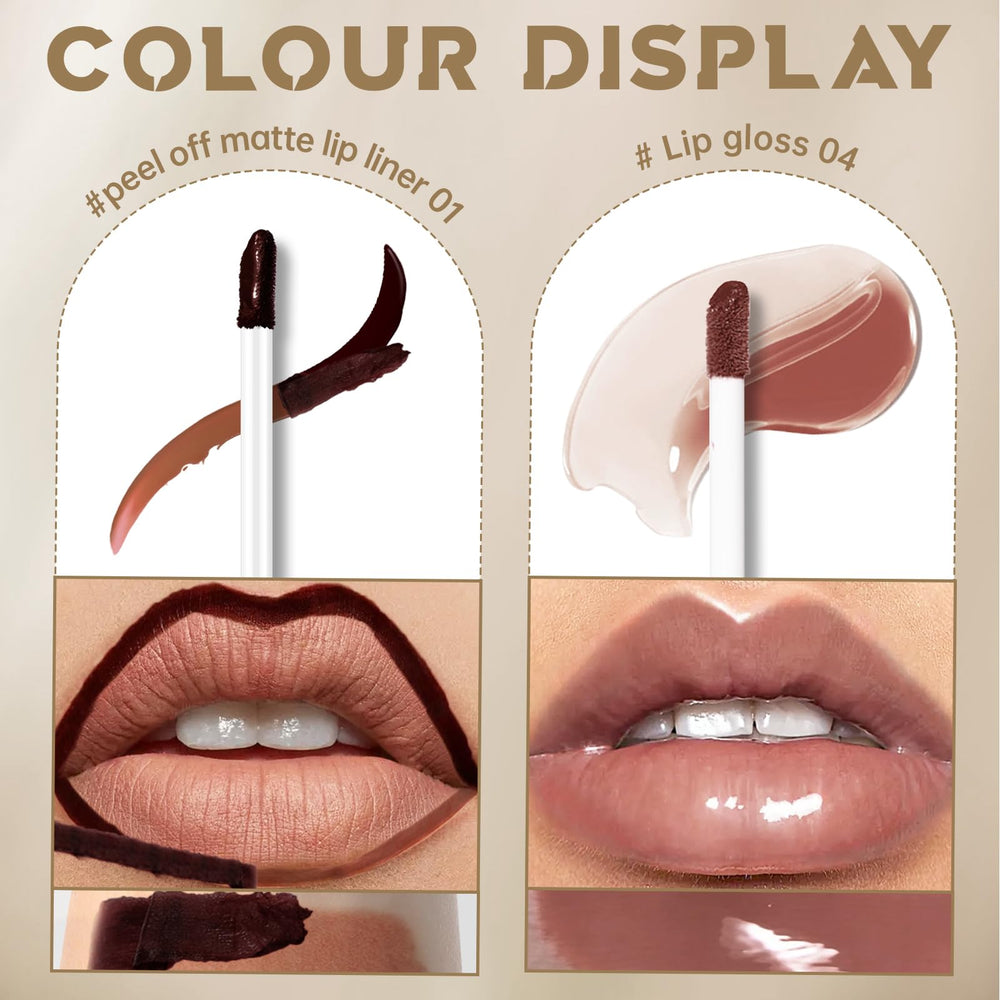 Hosaily maquillaje labial looks nude para uso diario