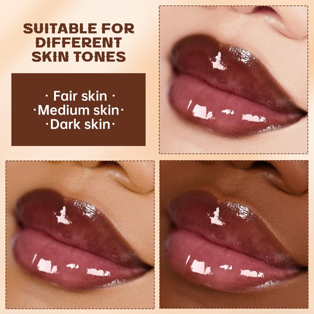 HOSAILY natural tone lip contour packaging emphasizes everyday versatility.