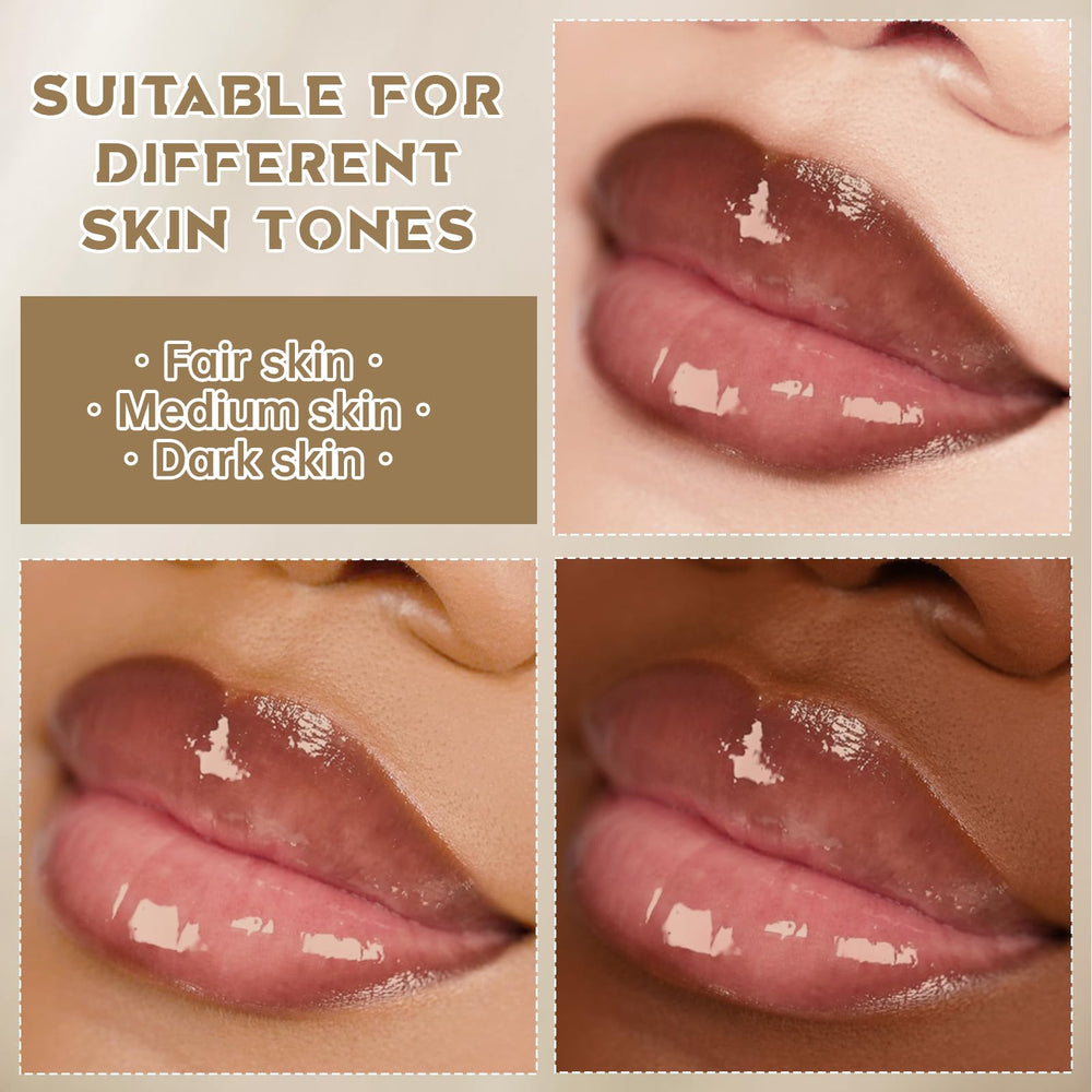 Hosaily set maquillaje labial nude, ideal para regalo o uso diario