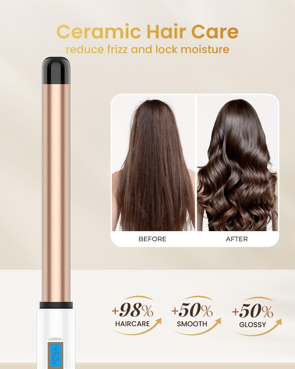 Hoson 11 heat settings for various hair textures and styles.