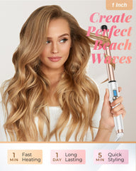 Hoson ceramic-tourmaline coating reduces frizz during styling.