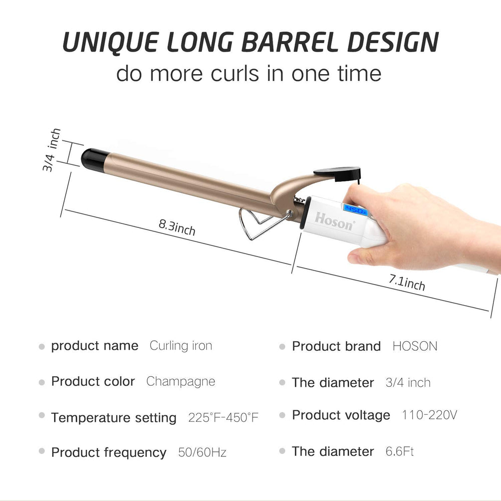 Hoson dual-voltage travel-ready iron suitable for global styling