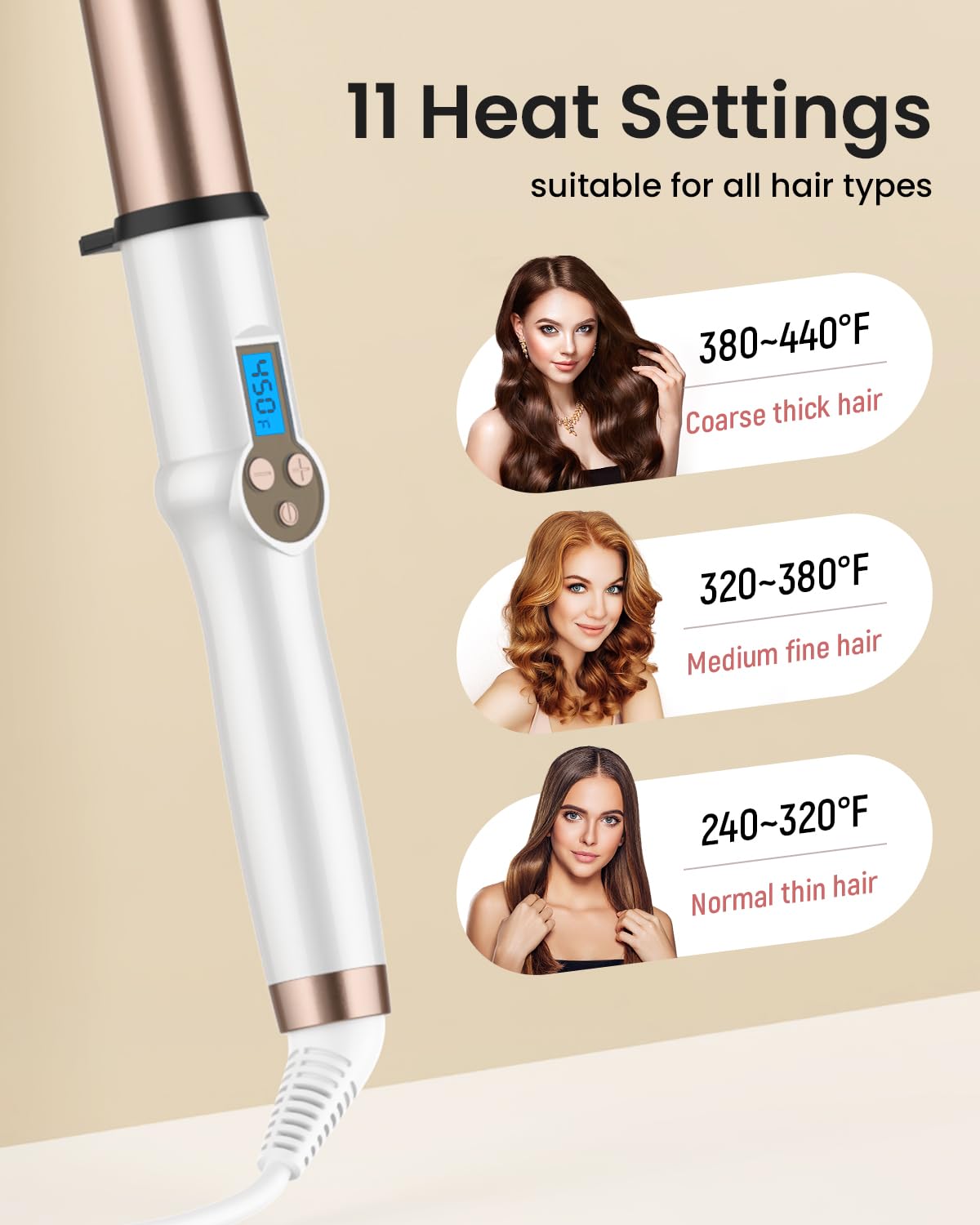 Hoson dual voltage design supports worldwide travel styling.