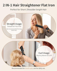 Hoson mini hair straightener ideal for bangs and short cuts