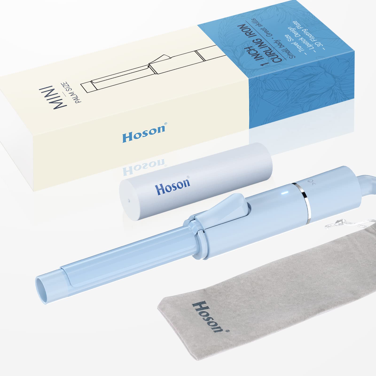 Hoson quick-heat curling iron reaches 325°F in 60 seconds