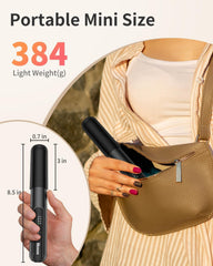 Hoson rechargeable flat iron with USB-C charging on the go