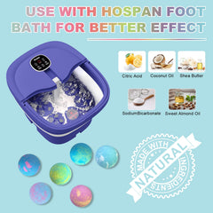 HOSPAN bomba de baño de pies con lavanda para relajar