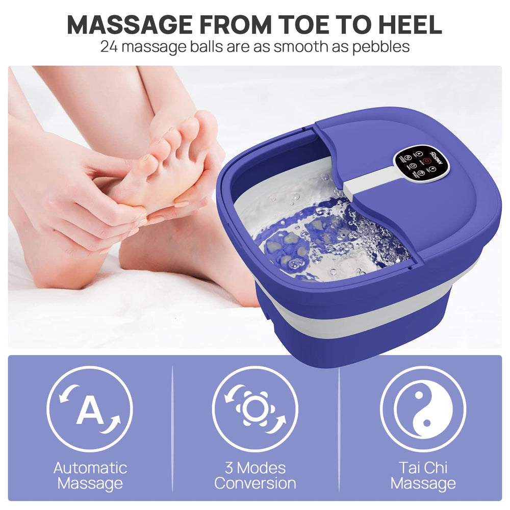 HOSPAN bubble massage soothes feet with gentle effervescence.