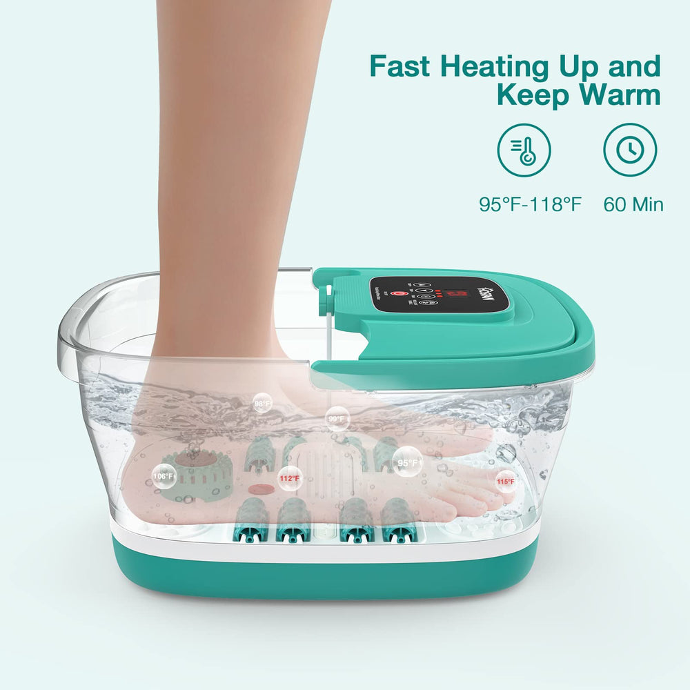 HOSPAN FS01A foot bath features a sturdy handle and drainage for easy disposal.