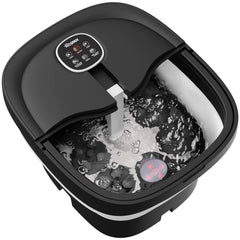HOSPAN foot spa showing heat and bubble action for a relaxing soak
