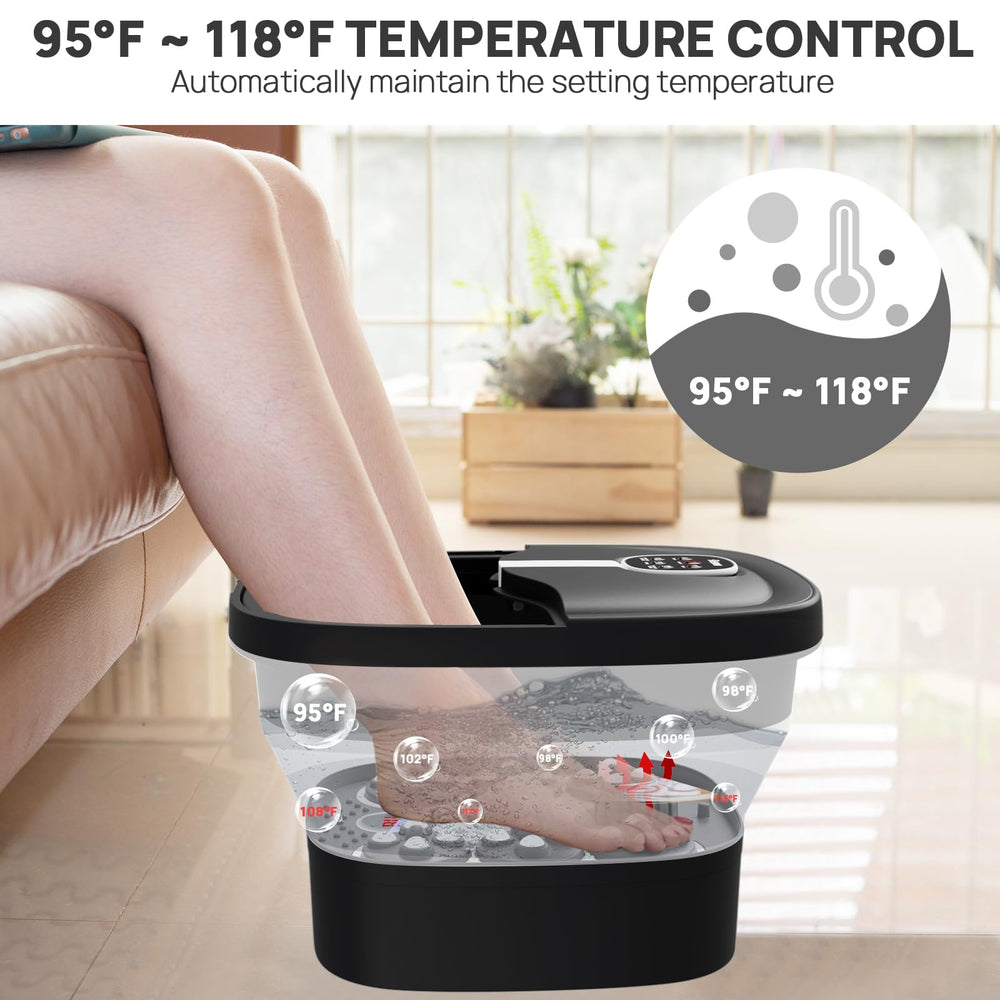 HOSPAN foot spa LED display and timer for real time temperature and session planning