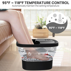 HOSPAN foot spa LED display and timer for real time temperature and session planning