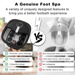 HOSPAN foot spa remote control enables hands free operation during a bath