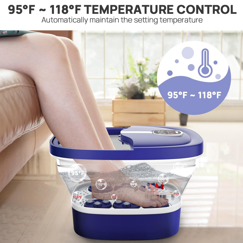 HOSPAN temperature control lets you set warm, relaxing soak.