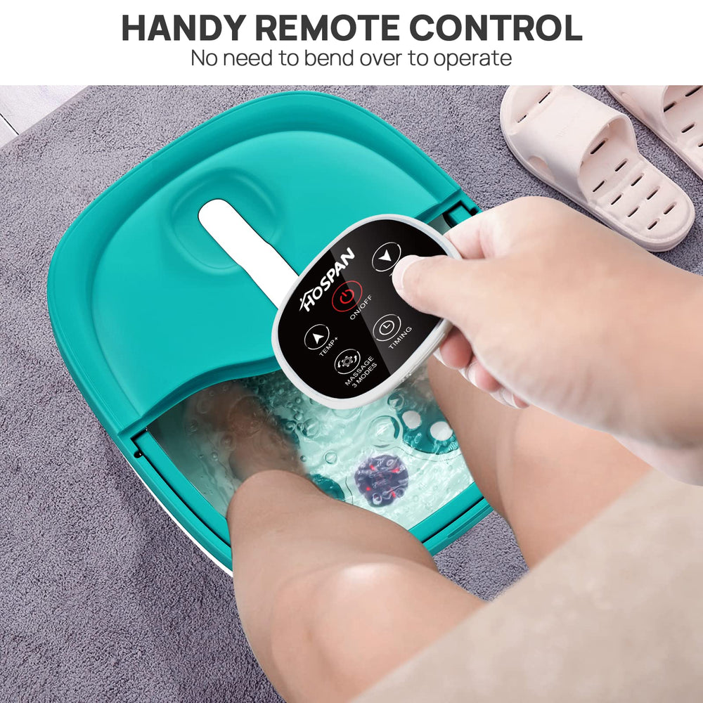 HOSPAN magnetic remote attached for hands-free adjustments.