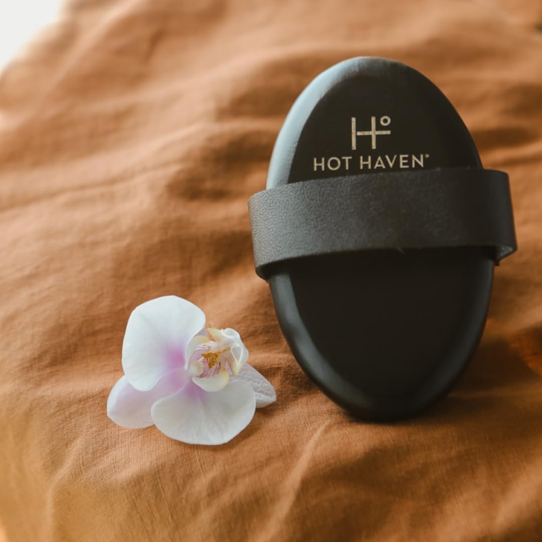 HOT HAVEN bathroom scene showcasing routine for radiant skin