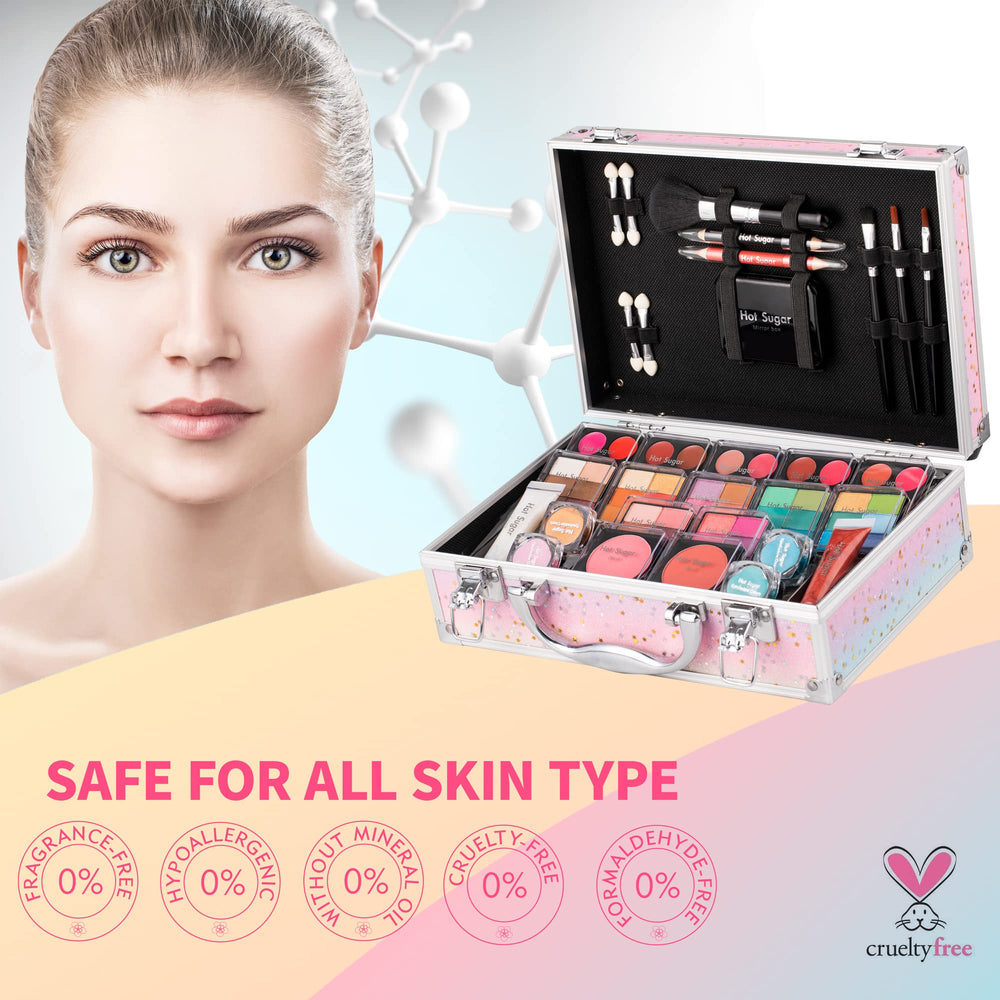 Hot Sugar blush palette adds rosy warmth to teen cheeks.