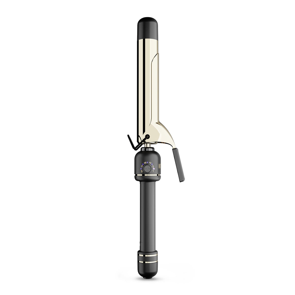 HOT TOOLS 24K Gold Extended Barrel Curling Iron with extended barrel for easier reach and defined curls