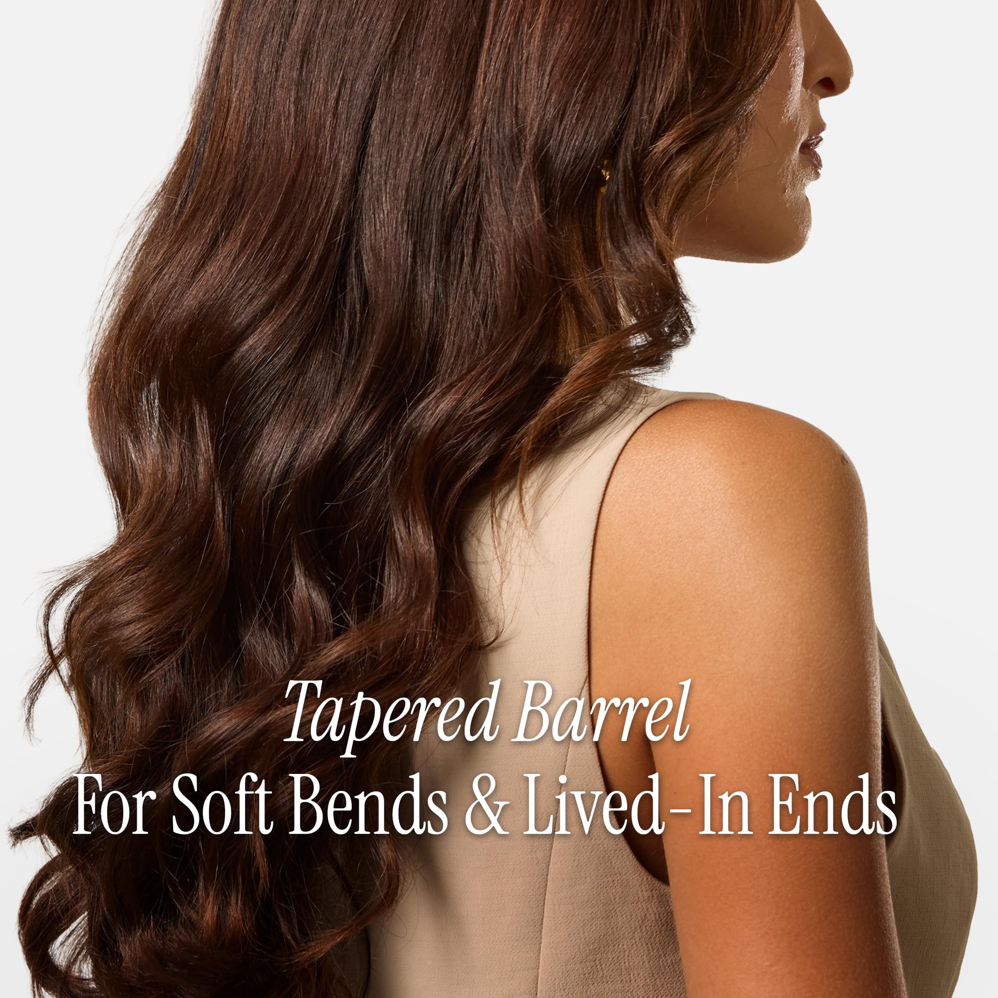 Hot Tools Nano Ceramic Extra Long Tapered Curling Iron swivel-cord image supports full movement