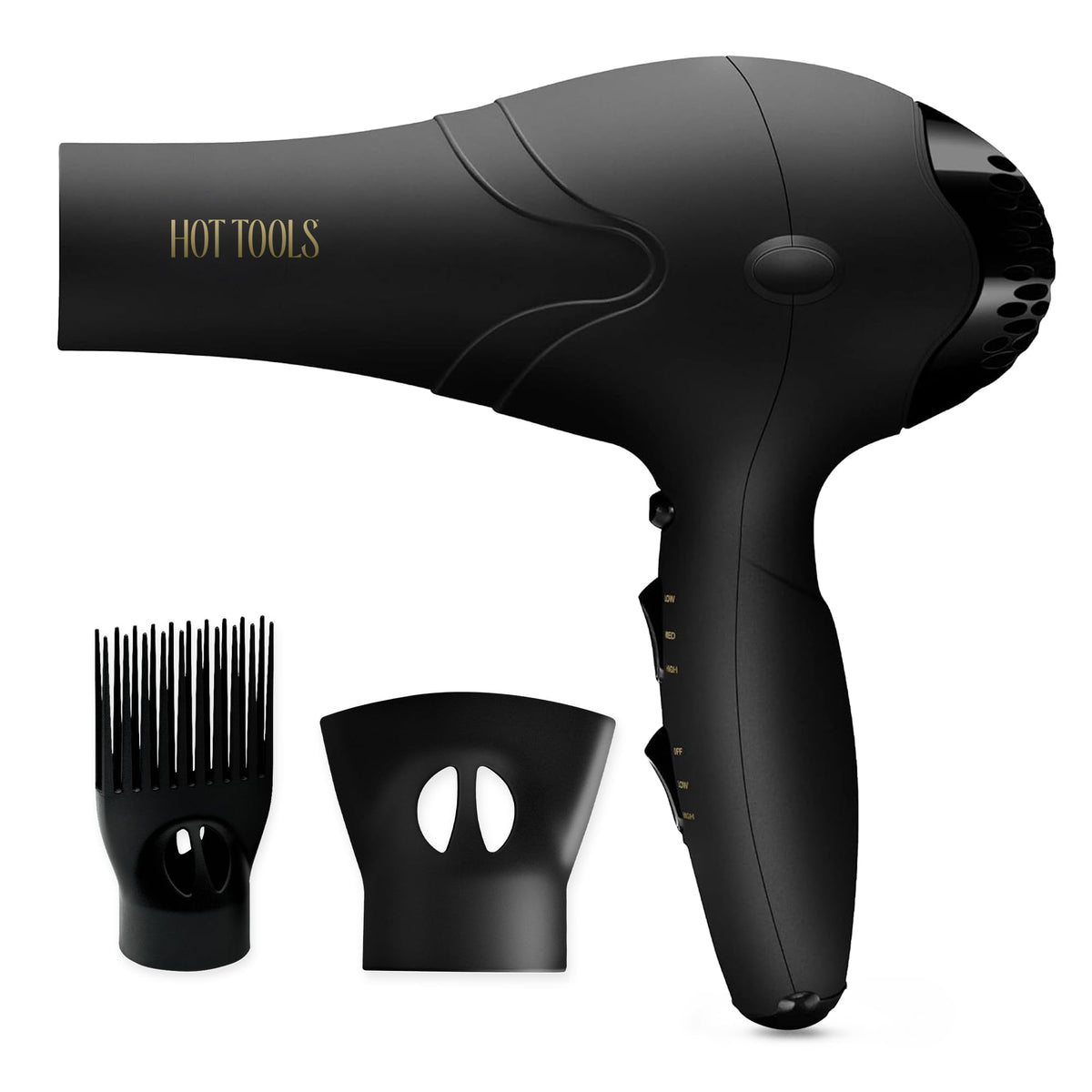 Hot Tools Pro Artist 2100 ionic turbo dryer front view showing fast, frizz-free styling