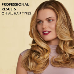 HOT TOOLS Pro Artist 24K gold barrel distributes heat evenly for smooth results.