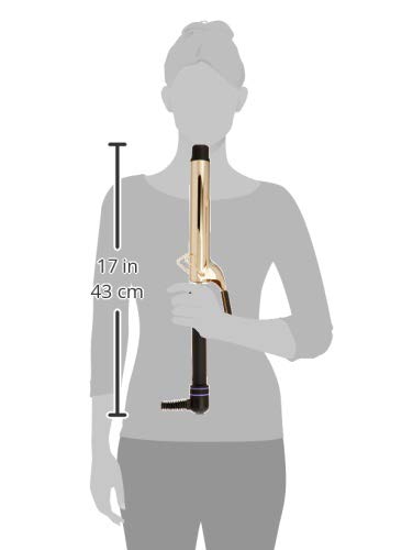 HOT TOOLS Pro Artist 24K gold iron on-off indicator for easy use.